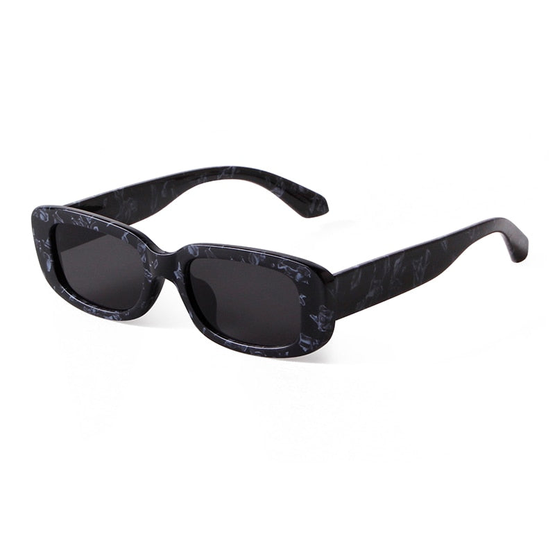 Retro Narrow Rectangle Women Sunglasses