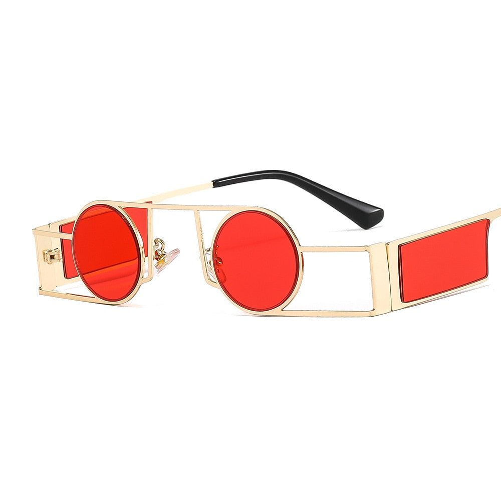 Brand Designer Round Men Sun Glasses