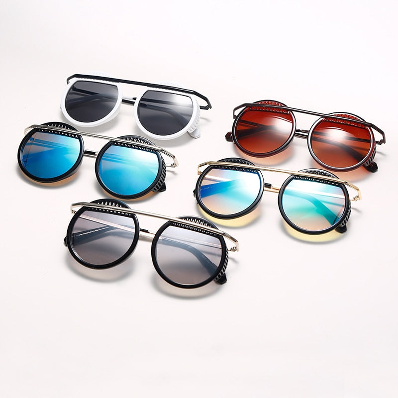 Round Brand Designer Men Glasses