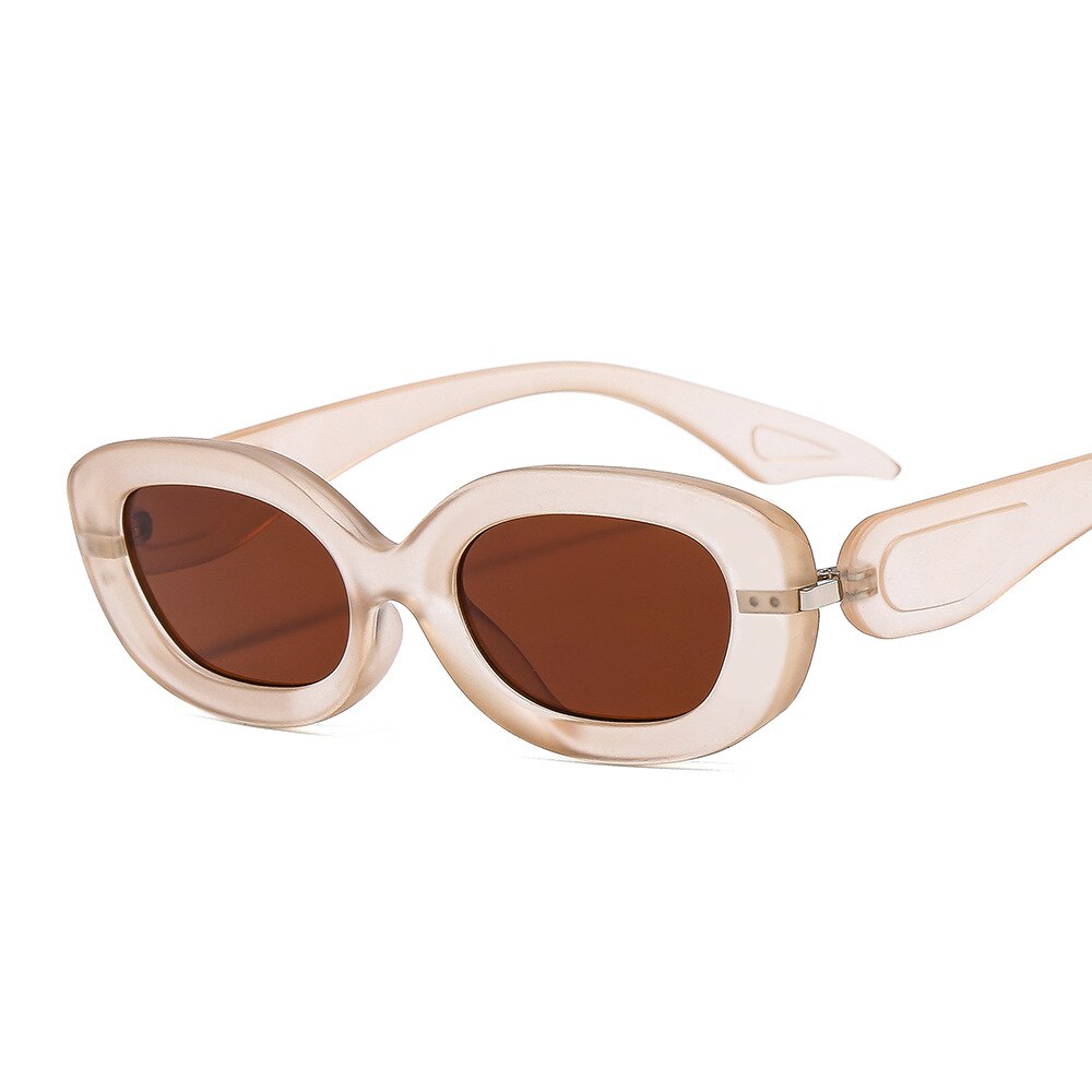 Ins Popular Fashion Oval Sunglasses