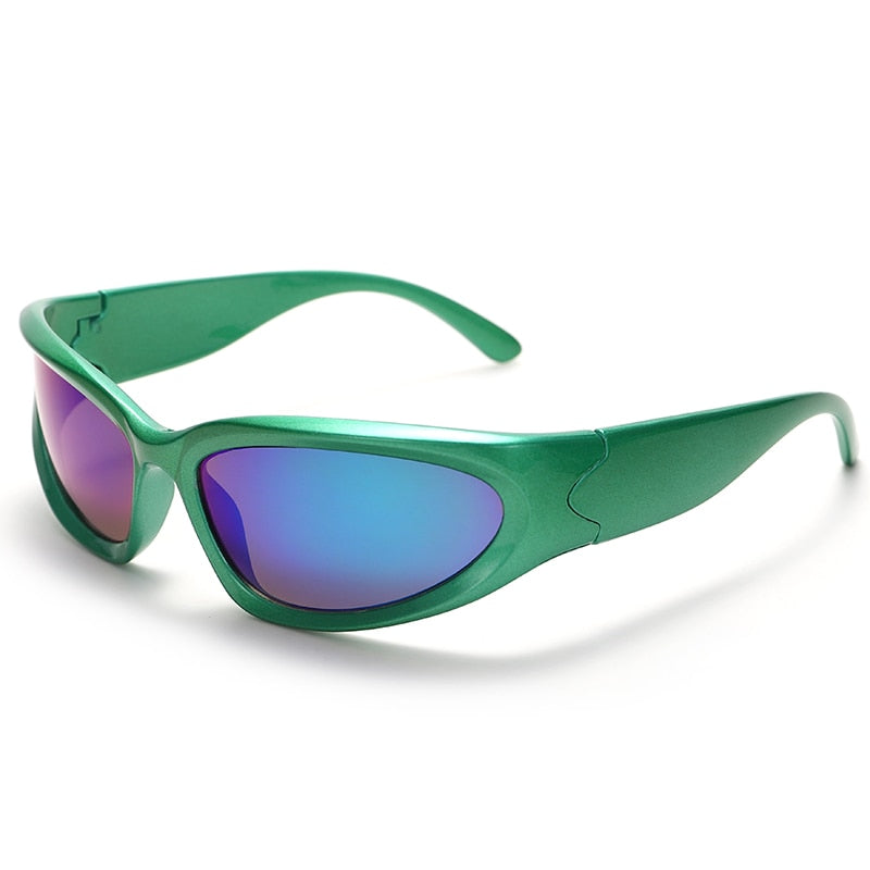 Vintage Outdoor Sports Oval Sun Glasses