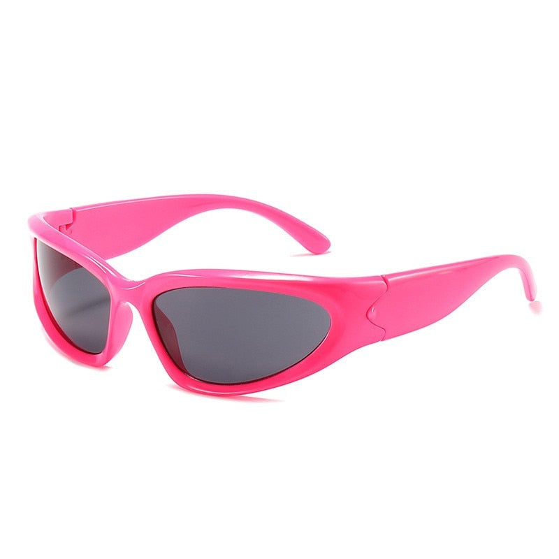 Vintage Outdoor Sports Oval Sun Glasses