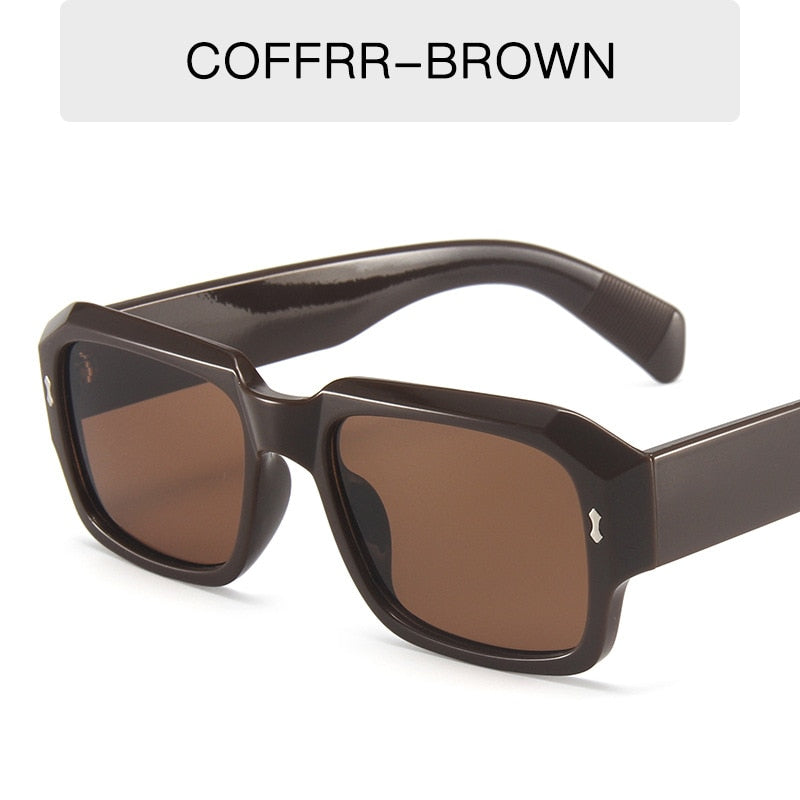 Vintage Women Square Sun Glasses