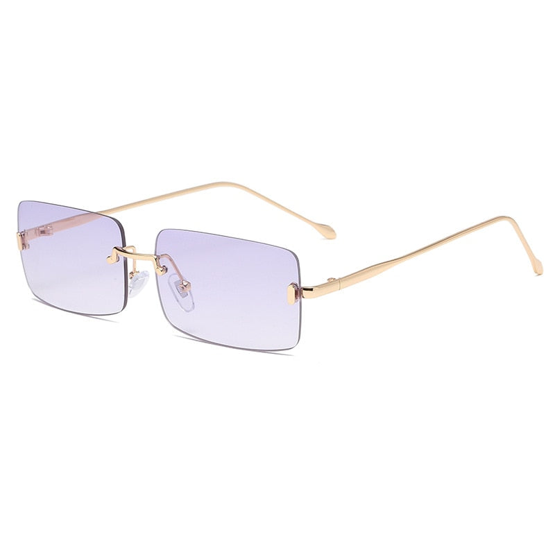 Vintage Rectangle Sunglasses for Men