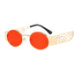 Oval Men Driving Punk Eyeglasses