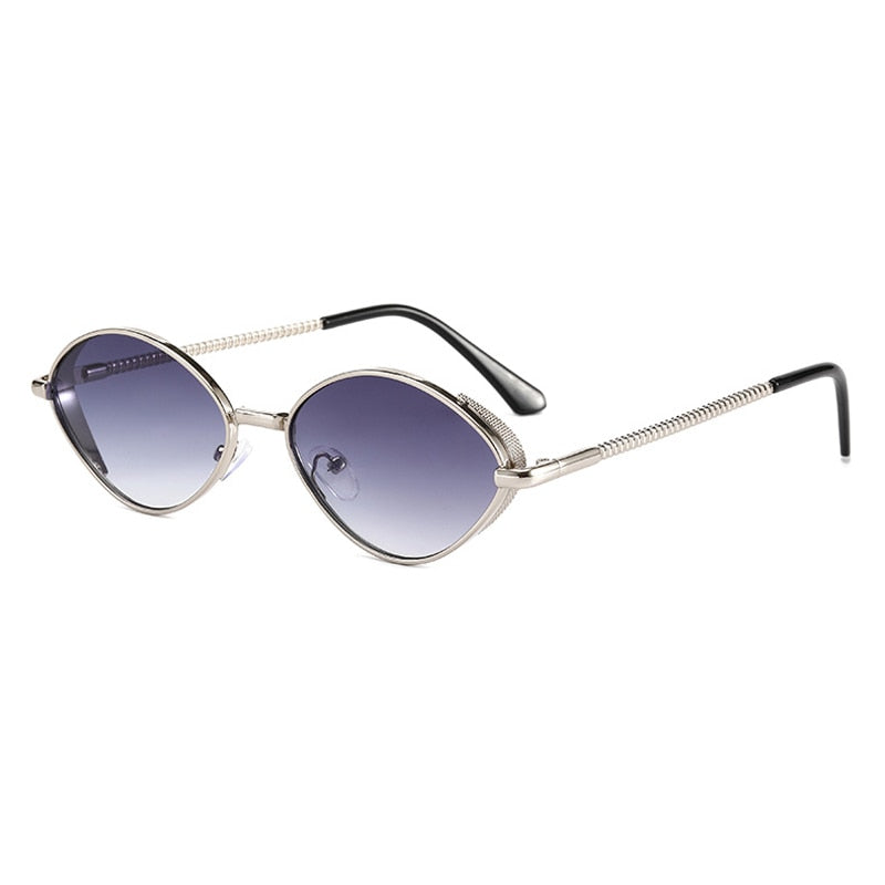 Retro Vintage Oval Metal Eyewear Glasses