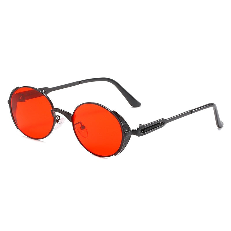 Steampunk Round Sunglasses for Men