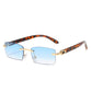 Vintage Shades Driving Rimless Sun Glass