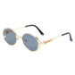Steampunk Round Sunglasses for Men