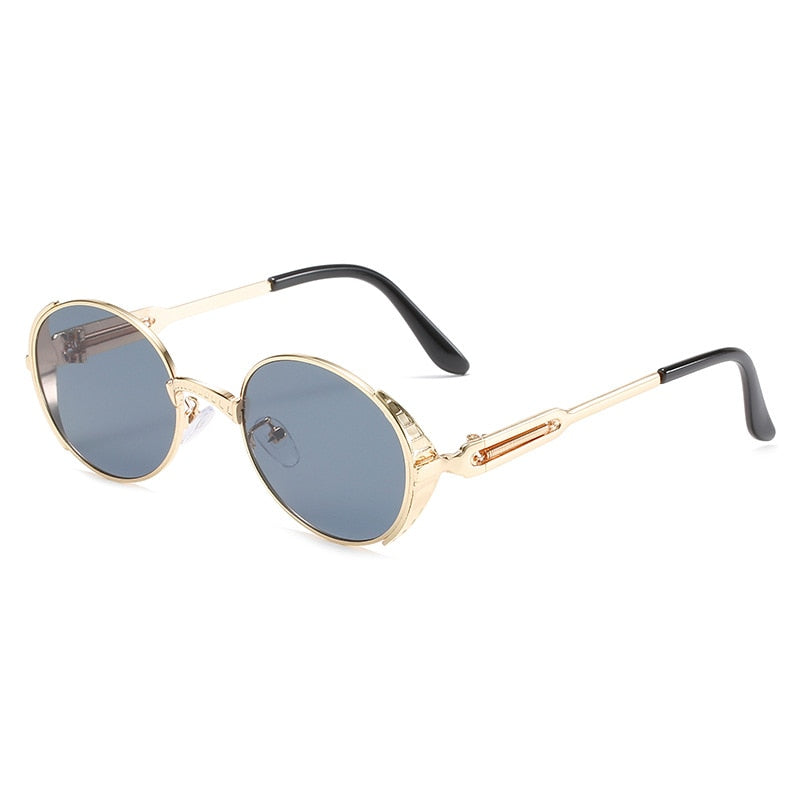 Steampunk Round Sunglasses for Men