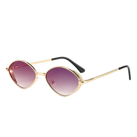 Retro Vintage Oval Metal Eyewear Glasses