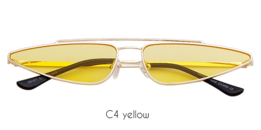 Slim Sharp Cat Eye Retro Sunglasses
