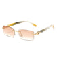 Vintage Shades Driving Rimless Sun Glass