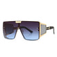 Luxury Brand One Piece Steampunk Sunglasses