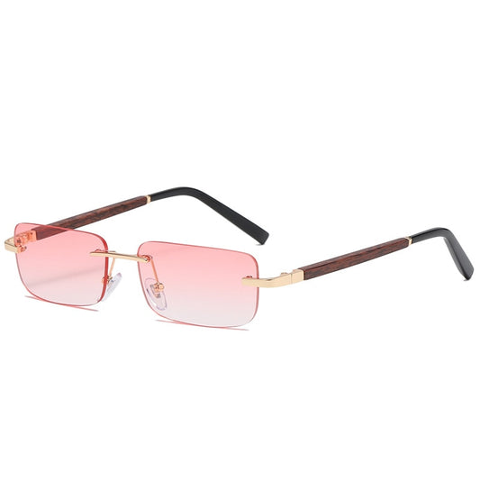 Vintage Rectangle Steampunk Sun Glasses