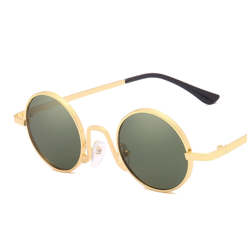 Punk Round Retro Sunglasses For Men