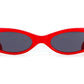Skinny Narrow Cat Eye Sunglasses