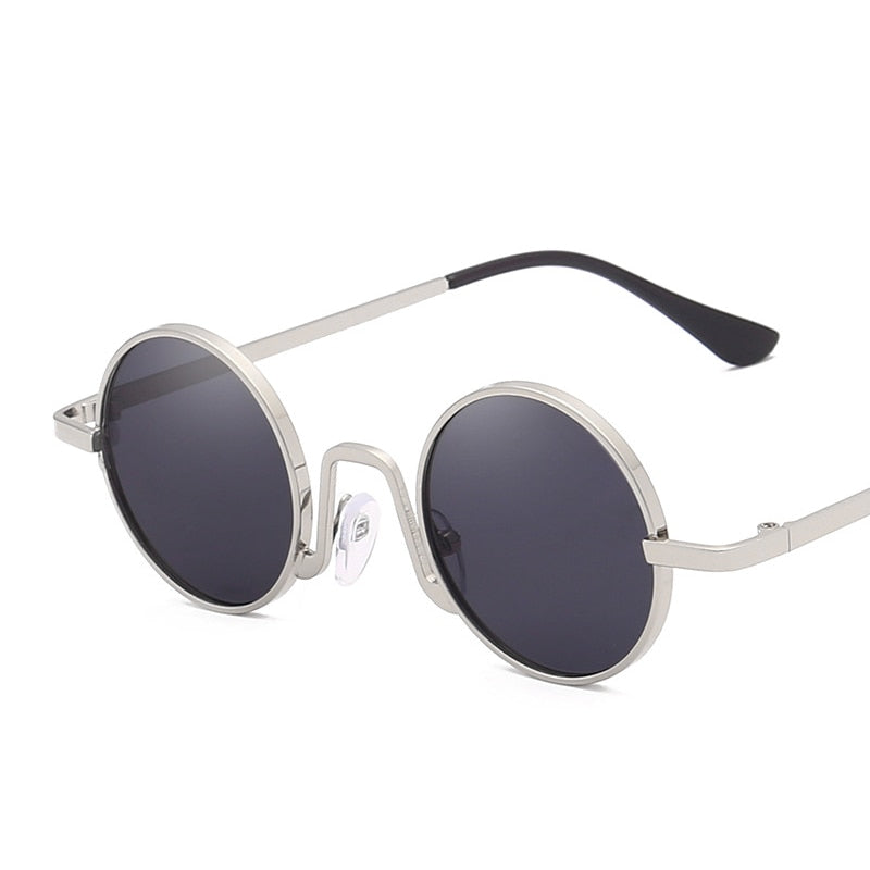 Punk Round Retro Sunglasses For Men