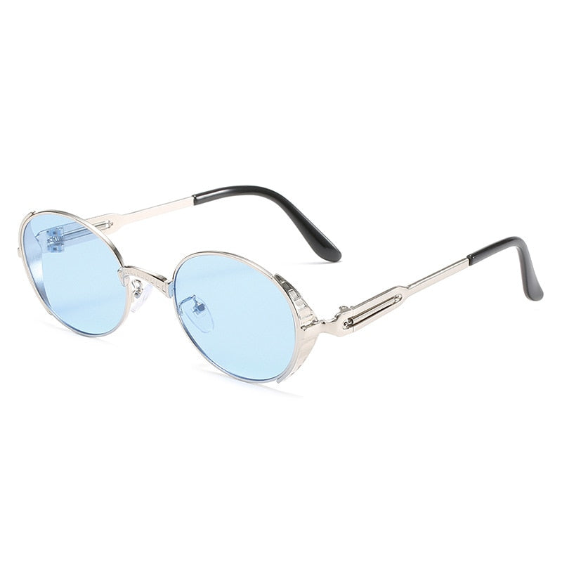 Steampunk Round Sunglasses for Men