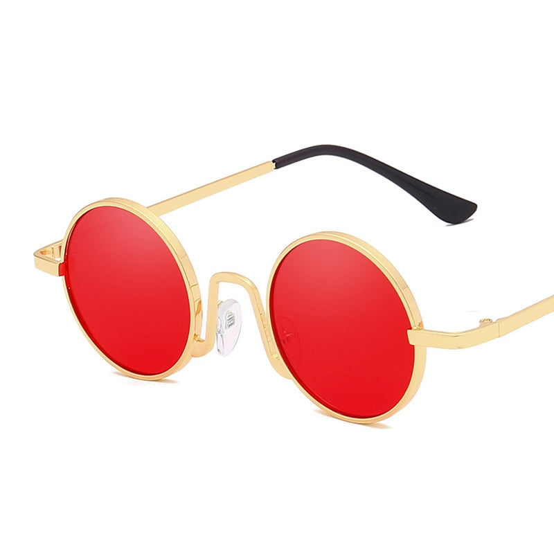 Punk Round Retro Sunglasses For Men