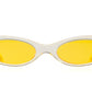 Skinny Narrow Cat Eye Sunglasses