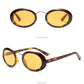 Black Oval Sunglasses for Women