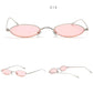 Small Slim Oval Sunglasses for Women
