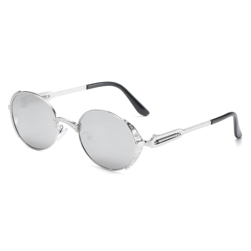 Steampunk Round Sunglasses for Men