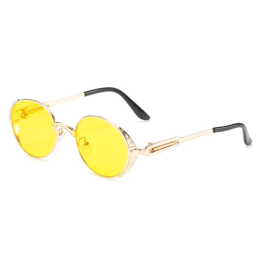 Steampunk Round Sunglasses for Men