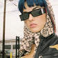 Narrow Rectangle Sunglasses Shades for Women
