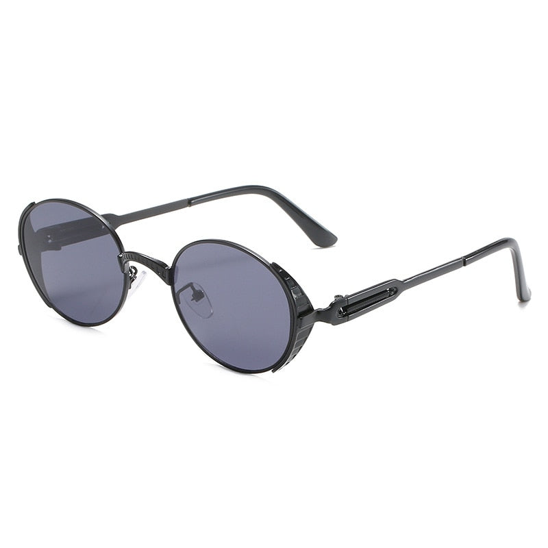 Steampunk Round Sunglasses for Men