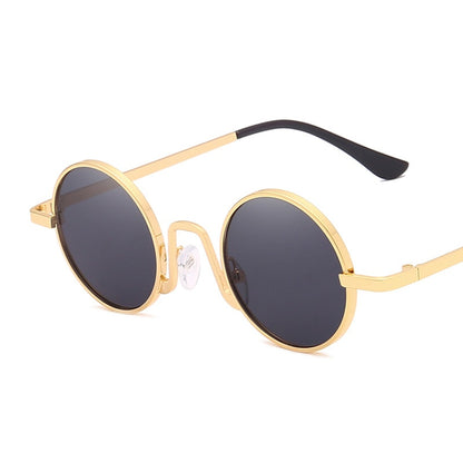 Punk Round Retro Sunglasses For Men