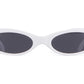 Skinny Narrow Cat Eye Sunglasses