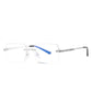 Brand Design Rimless Polygon Sun Glasses