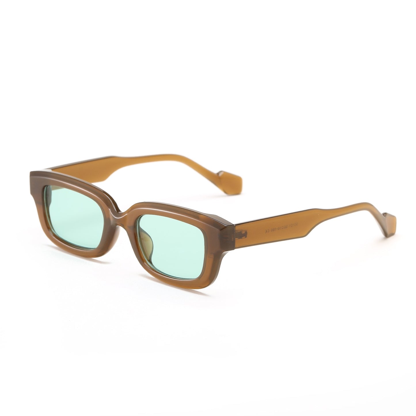 Green Rectangle Sunglasses for Women