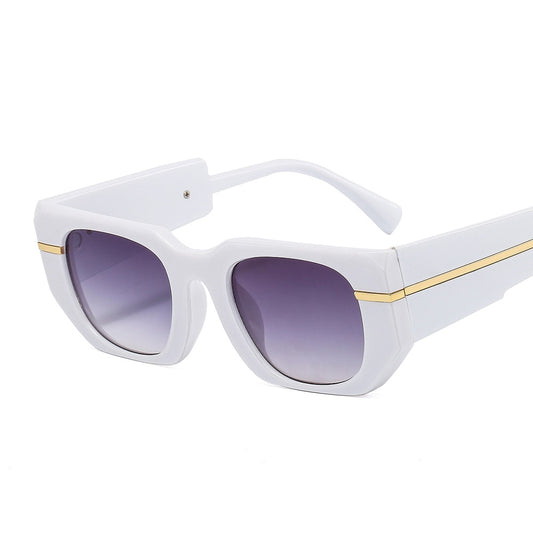Rectangle Trending Double Color Sun Glasses