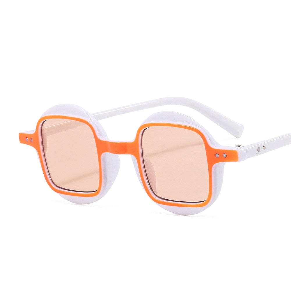 Round Clear Gradient Lens Shades