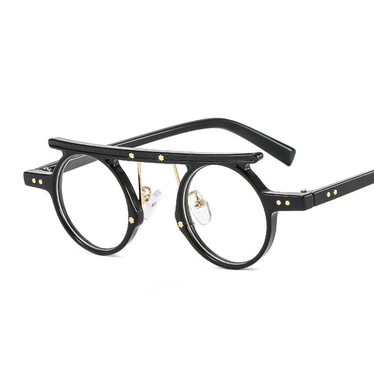 Men Small Round Punk Sunglasses