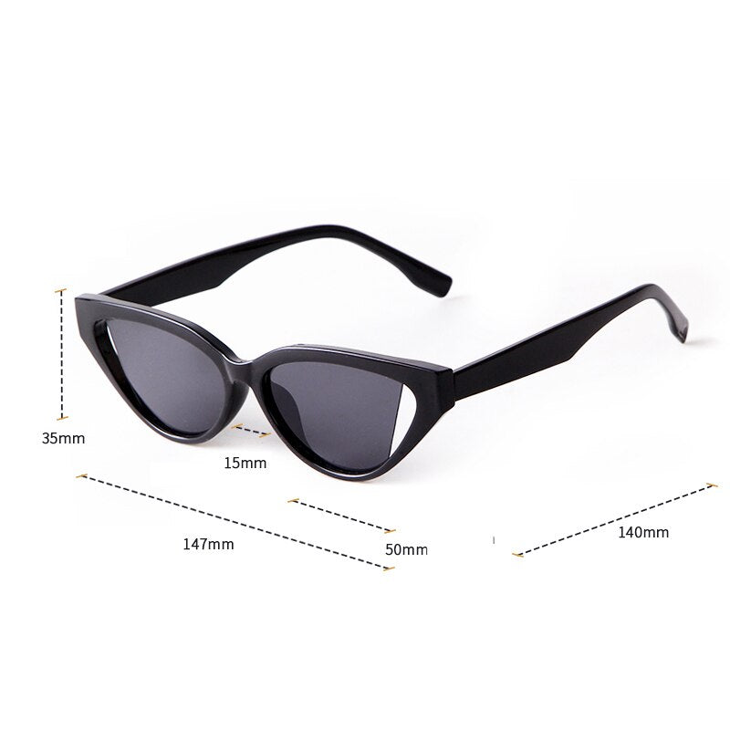 Fashion Green Cat Eye Sunglasses