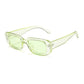 Retro Narrow Rectangle Women Sunglasses