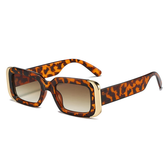Men Gradient Rectangle Sun Glasses