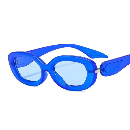 Ins Popular Fashion Oval Sunglasses