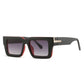 Men Colorful Rectangle Sunglasses