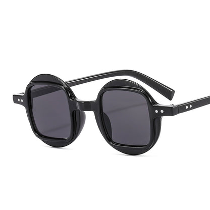 Round Clear Gradient Lens Shades