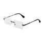 Trendy Rectangle Pink Women Sunglasses