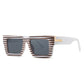 Men Colorful Rectangle Sunglasses