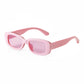 Retro Narrow Rectangle Women Sunglasses