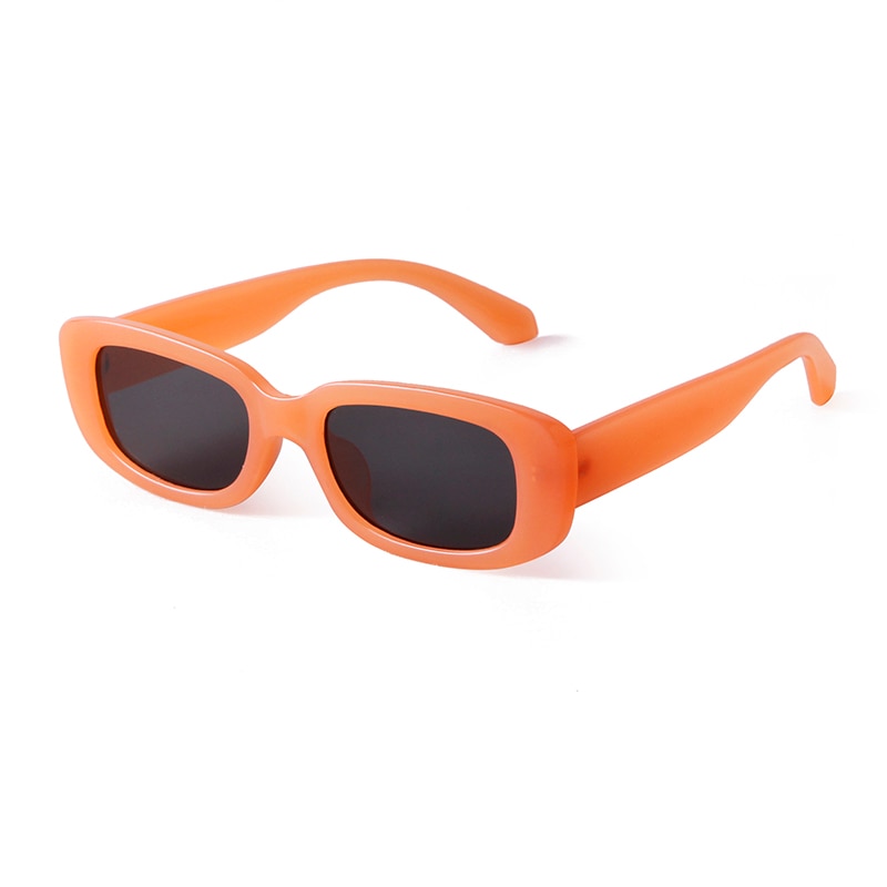 Retro Narrow Rectangle Women Sunglasses