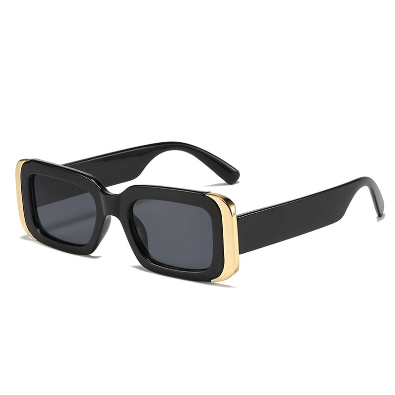 Men Gradient Rectangle Sun Glasses