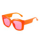 Big Purple Women Square Glasses